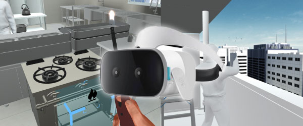 動いて学べる！安全教育VR